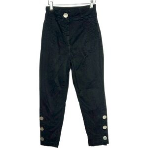 Zara high waist black pants size XS‎